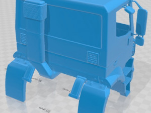 Iveco Trakker Printable Cabin Truck 3D 프린트 모델