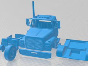 LN8000 1995 Printable Cabin Truck 3D Print Model