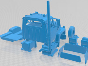 LN8000 1995 Printable Cabin Truck 3D Baskı Modeli