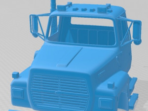 LN8000 1995 Printable Cabin Truck 3D 打印模型