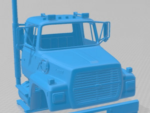 LN8000 1995 Printable Cabin Truck Modèles 3D en vedette