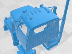 LN8000 1995 Printable Cabin Truck Modèles 3D en vedette