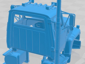 LN8000 1995 Printable Cabin Truck Modèles 3D en vedette
