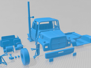 LN8000 1995 Printable Cabin Truck 3D 프린트 모델