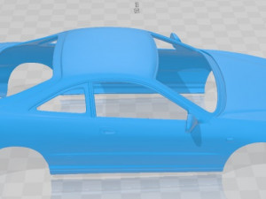 Honda Integra Type R Coupe 1995 Printable Body Car 3D Print Model