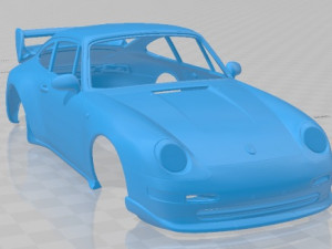 Porsche 911 Carrera Clubsport 1995 Printable Body Car 3D printmodel