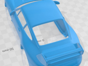 Porsche 911 Carrera Clubsport 1995 Printable Body Car 3D printmodel