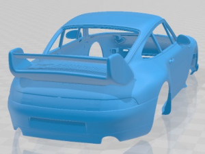 Porsche 911 Carrera Clubsport 1995 Printable Body Car 3D printmodel