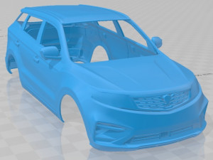 Proton X70 2018 Printable Body Car Modelo de impresión 3D