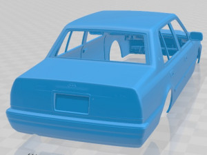 Toyota Crown Comfort S10 1995 Printable Body Car 3D प्रिंट मॉडल