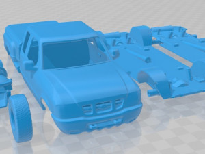 Ranger Extended Cab Flare Side XLT 1998 Printable Car 3D 打印模型