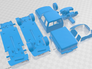 Ranger Extended Cab Flare Side XLT 1998 Printable Car 3D 打印模型