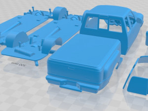 Ranger Extended Cab Flare Side XLT 1998 Printable Car 3D 打印模型