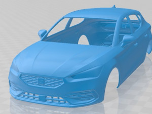 Seat Leon FR 2020 Printable Body Car Model do druku 3D