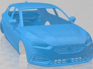Seat Leon FR 2020 Printable Body Car 3D Print Model