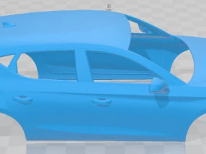 Seat Leon FR 2020 Printable Body Car 3D Print Model