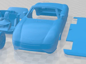 Fiat Barchetta 1995 인쇄 가능한 자동차 3D 프린트 모델