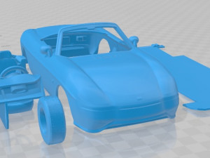 Fiat Barchetta 1995 Printable Car 3D 打印模型