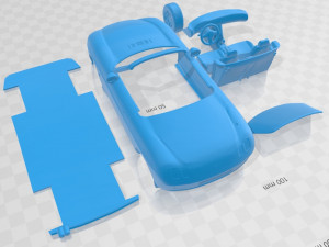 Fiat Barchetta 1995 Printable Car 3D 打印模型