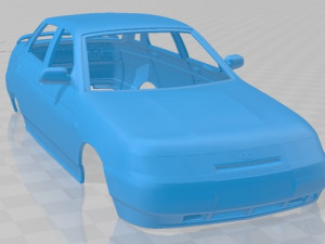 VAZ Lada 2110 Sedan 1995 Printable Body Car 3Dプリントモデル
