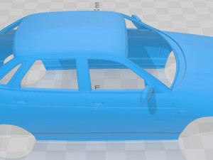 VAZ Lada 2110 Sedan 1995 Printable Body Car 3Dプリントモデル