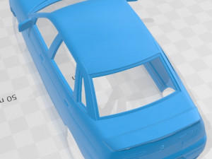 VAZ Lada 2110 Sedan 1995 Printable Body Car 3Dプリントモデル