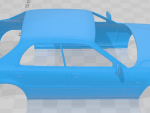 Honda Saber UA1 1995 Printable Body Car 3D Принт Модель
