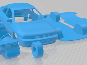 Subaru Impreza Coupe 1995 Printable Car 3Dプリントモデル