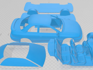 Subaru Impreza Coupe 1995 Printable Car 3Dプリントモデル