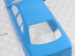 Mercedes Benz E Class W210 Sedan 1996 Printable Body Car 3D-printmodel