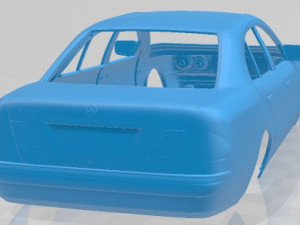 Mercedes Benz E Class W210 Sedan 1996 Printable Body Car 3D-printmodel