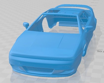 Lotus Esprit 1996 Printable Body Car Modello di stampa 3D .c4d .max .obj .3ds .fbx .stl .blend 