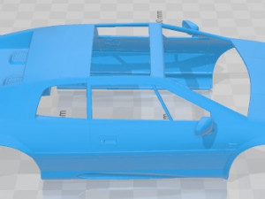 Lotus Esprit 1996 Printable Body Car Modello di stampa 3D