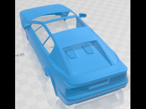 Lotus Esprit 1996 Printable Body Car Modello di stampa 3D