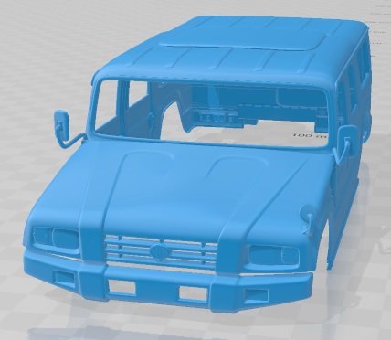Toyota Mega Cruiser BXD20 1996 Printable Body Car 3D 프린트 모델 .c4d .max .obj .3ds .fbx .stl .blend 