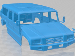 Toyota Mega Cruiser BXD20 1996 Printable Body Car 3D 프린트 모델