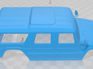 Toyota Mega Cruiser BXD20 1996 Printable Body Car 3D 프린트 모델