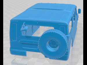 Toyota Mega Cruiser BXD20 1996 Printable Body Car 3D 프린트 모델