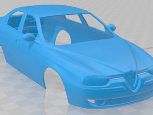 Alfa Romeo 156 1997 Printable Body Car 3D Print Model