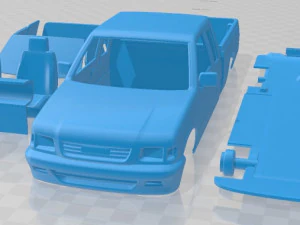 Carro para impress&atilde;o Holden Rodeo Space Cab 1997 Modelo de Impressão 3D