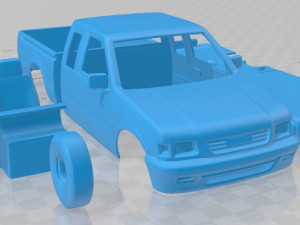 Holden Rodeo Space Cab 1997 Printable Car 3D 프린트 모델