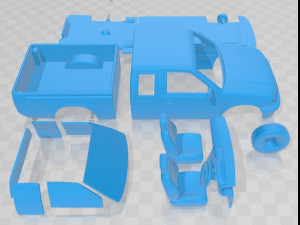 Holden Rodeo Space Cab 1997 Printable Car 3D 프린트 모델