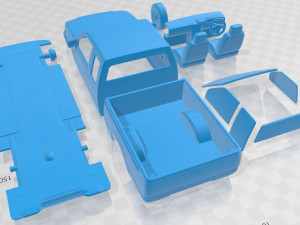 Holden Rodeo Space Cab 1997 Printable Car 3D 프린트 모델