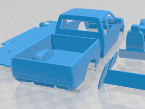 Holden Rodeo Space Cab 1997 Printable Car 3D 프린트 모델