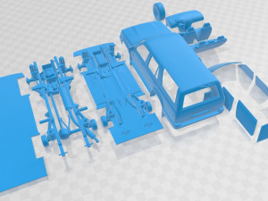 Toyota 4Runner 1989-1997 Printable Car 3D Принт Модель