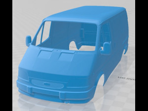 Transit L1H1 1994 Printable Body Van 3D प्रिंट मॉडल