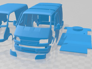 Transit L1H1 1994 Printable Van 3D प्रिंट मॉडल