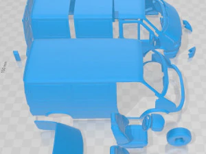 Transit L1H1 1994 Printable Van 3D Print Model