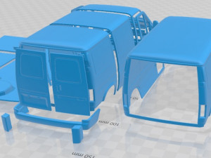 Transit L1H1 1994 Printable Van 3D Принт Модель
