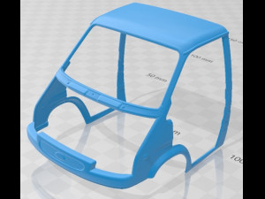 Transit L1H1 1994 Printable Van 3D Принт Модель